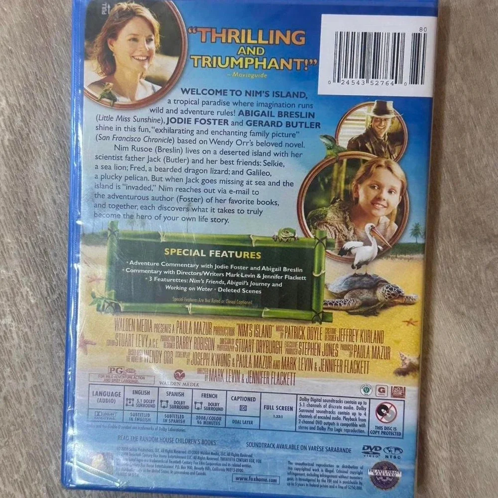 Nim's Island DVD